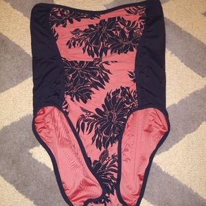 One-piece Swimsuit Strapless